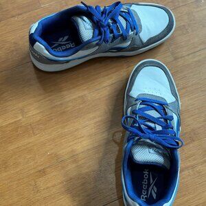 Reebok Size 7 White Grey & Blue